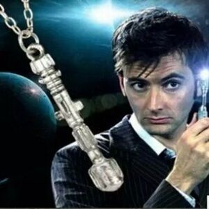 Doctor Who Silver Sonic Screw Driver Necklace, [11th Doctor]